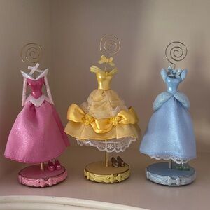 Set of Three Princess Dress Picture Holders